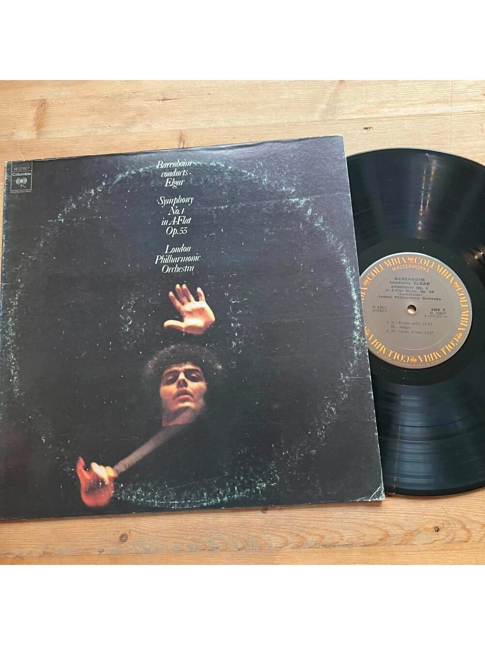 Daniel Barenboim - conducts Elgar Symphony no.1 in A-Flat Op.55 33rpm VG+ VR20